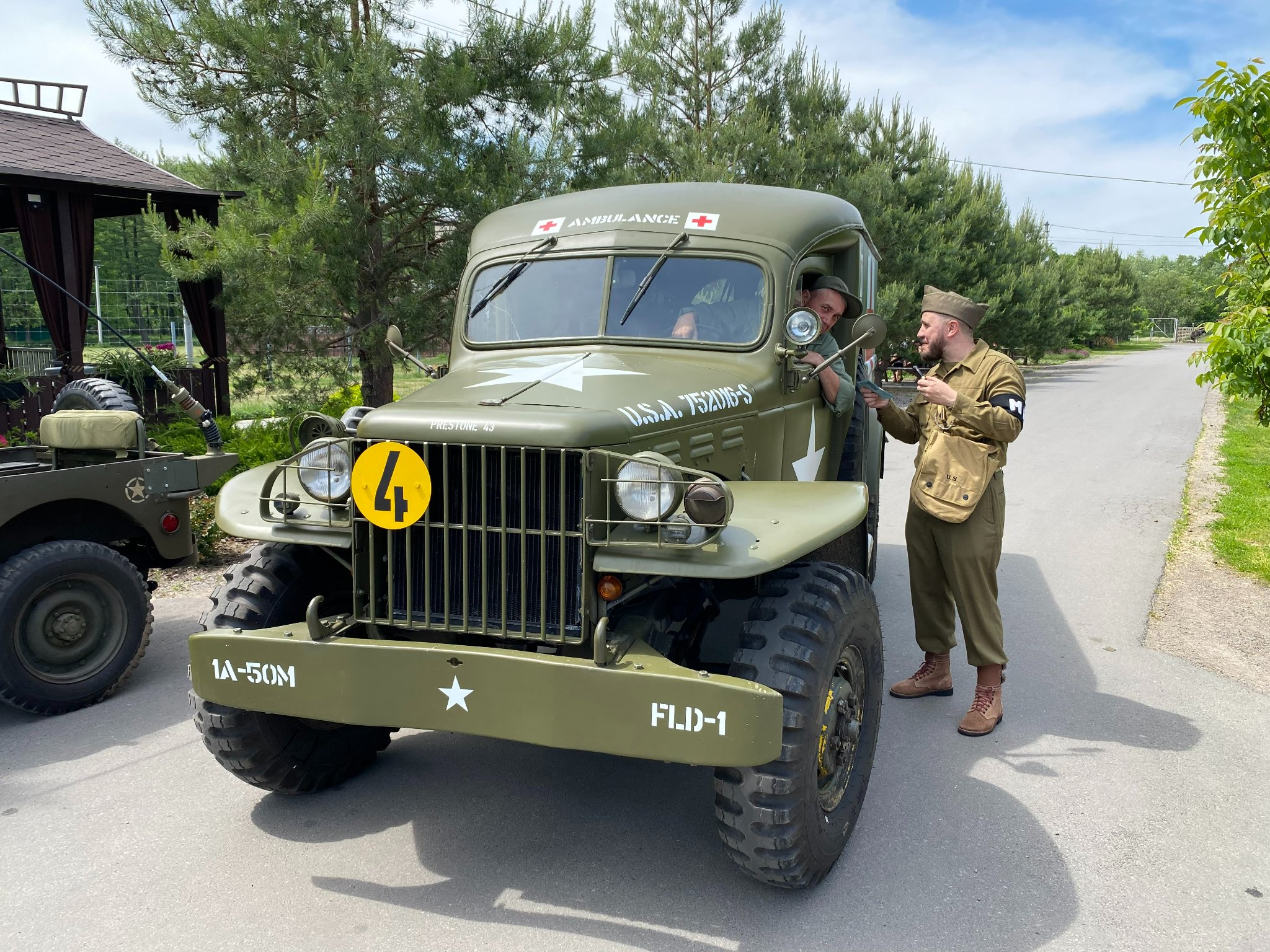 Dodge WC-54 Ambulance на відкритій експозиції